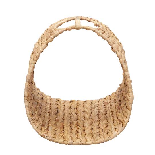 Household Essentials 15.5" Oval Hyacinth Magazine Rack